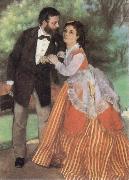 Pierre-Auguste Renoir The Painter Sisley and his Wife Spain oil painting artist